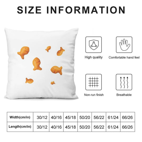 Goldfish Scattered Throw Pillow Cover - Rey.me