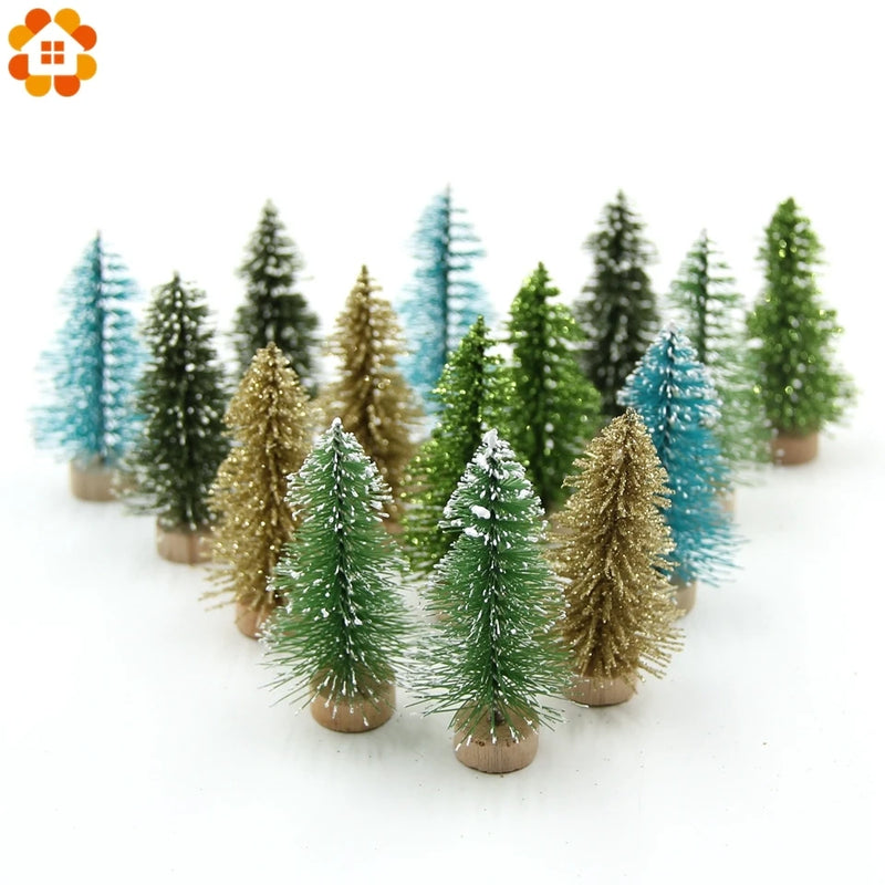 Mini Pine Tree Decorations (10pcs) - Rey.me