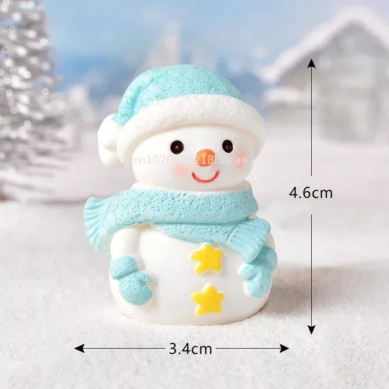 Santa & Snowman Mini Figurines - Rey.me