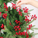 Red Berry Vine Hanging Wreath - Rey.me