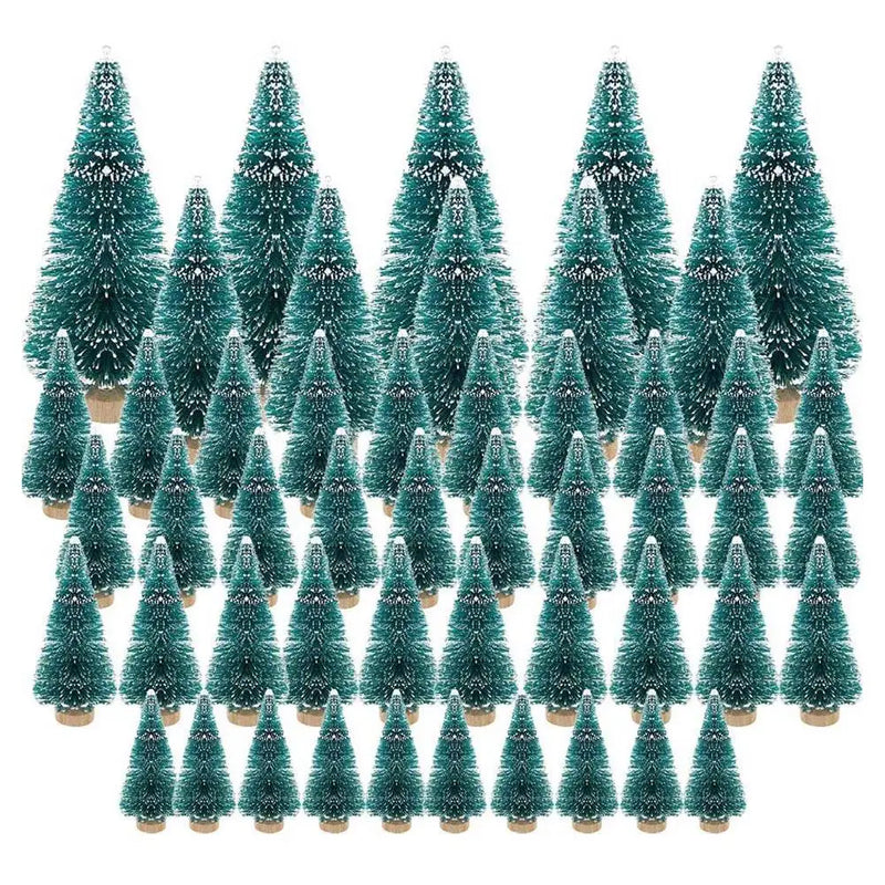 50PCS Mini Christmas Trees - Rey.me