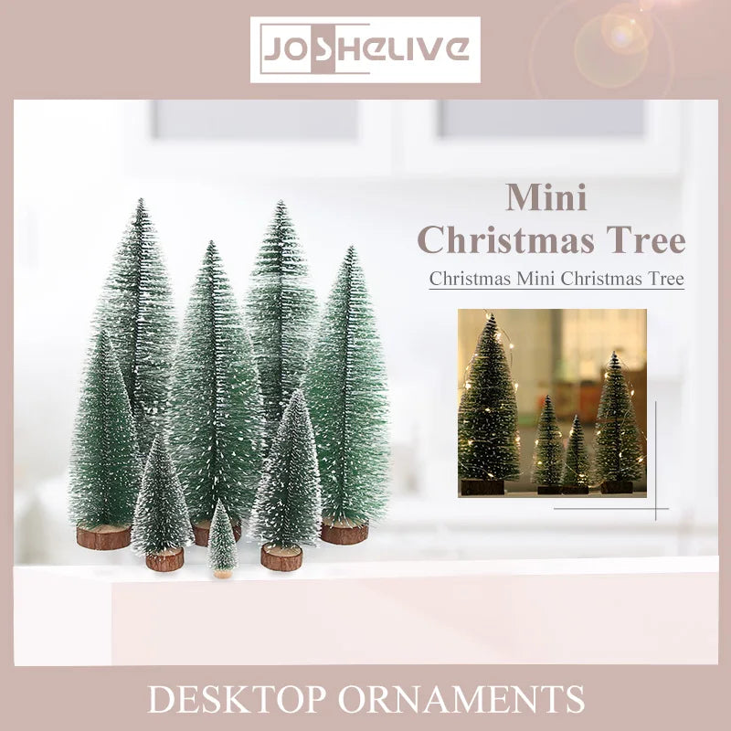 Mini Pine Needle Christmas Trees - Rey.me