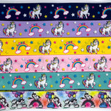 5m Cartoon Printed Grosgrain Ribbon - Rey.me