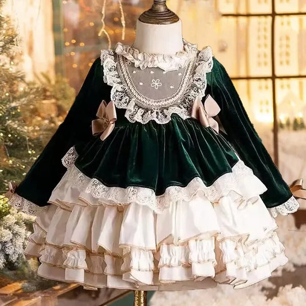 Elegant Girls' Christmas Dress - Rey.me