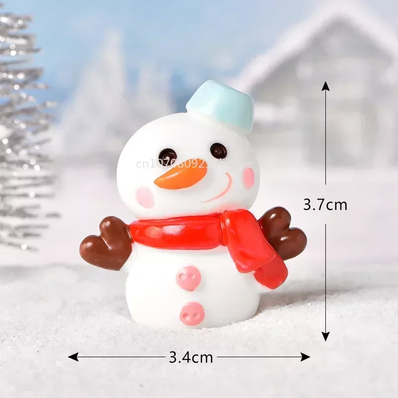 Santa & Snowman Mini Figurines - Rey.me