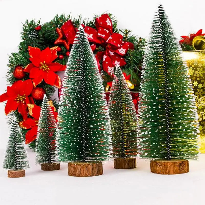 Mini Pine Needle Christmas Trees - Rey.me